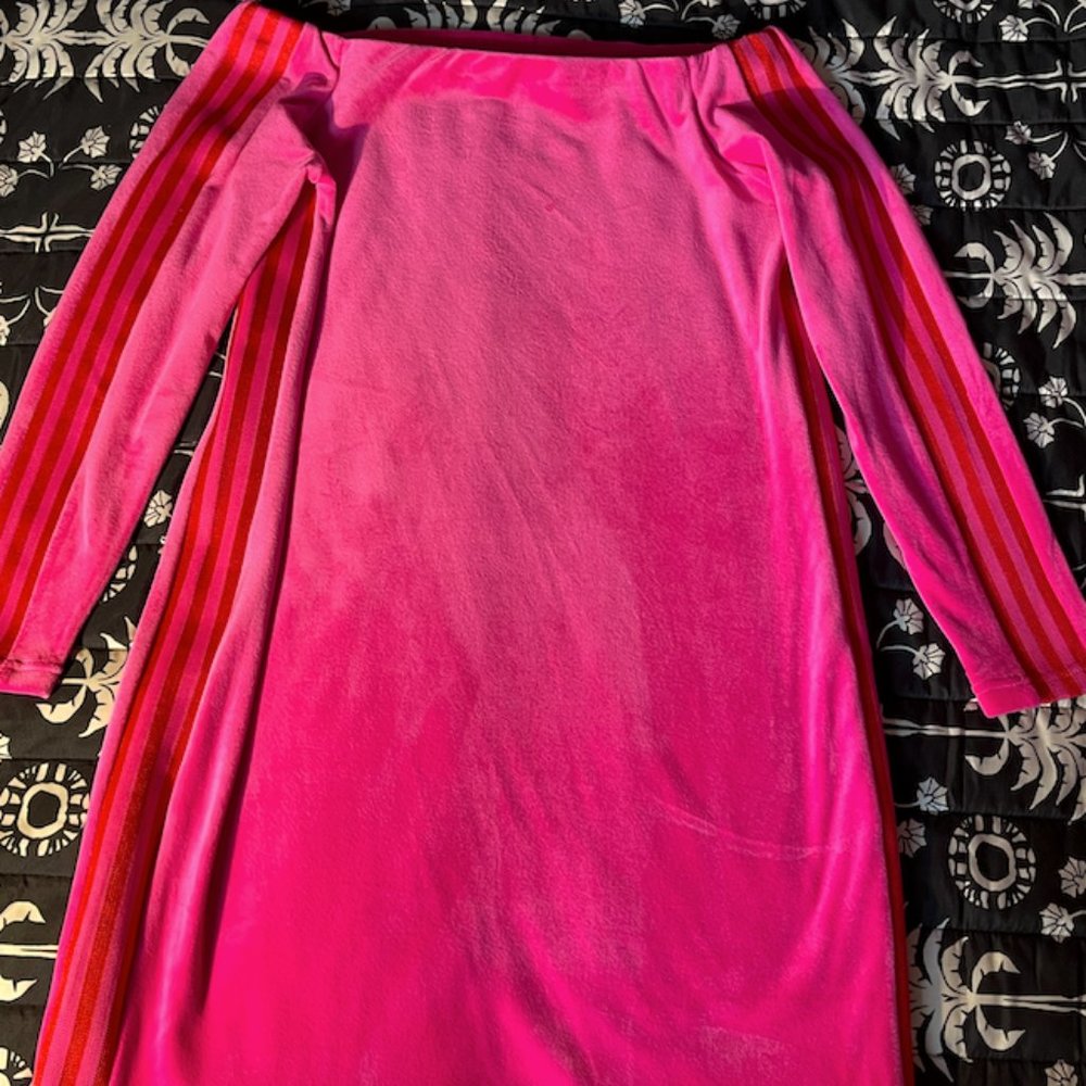 Ivy Park NEW Barbie Pink Velour Dress Size 1X